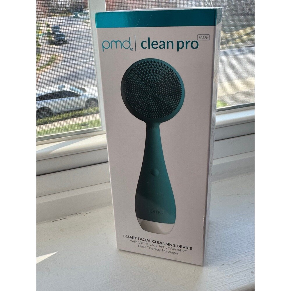 PMD Pro Jade Smart Facial Cleansing Device Heat Therapy, massager
